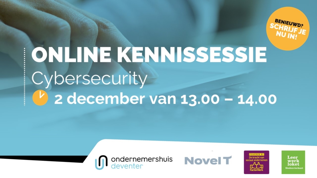 Online Kennissessie Cybersecurity - Leerwerkloket Stedenvierkant